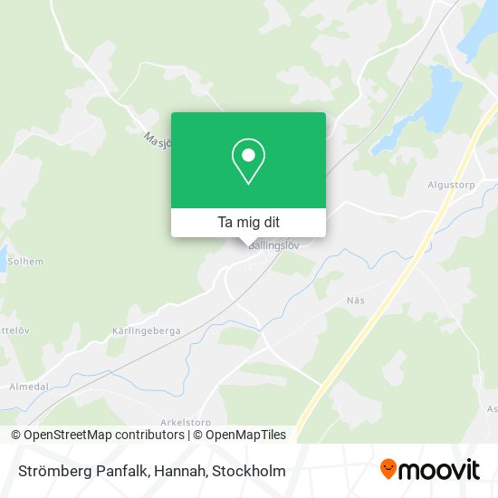 Strömberg Panfalk, Hannah karta