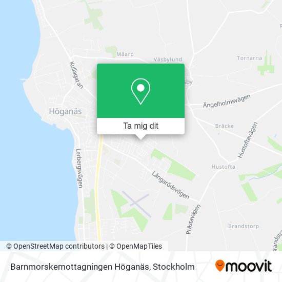 Barnmorskemottagningen Höganäs karta