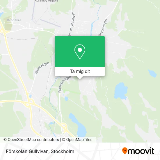 Förskolan Gullvivan karta