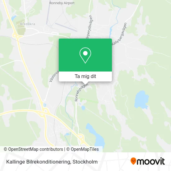 Kallinge Bilrekonditionering karta