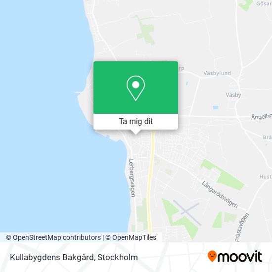 Kullabygdens Bakgård karta