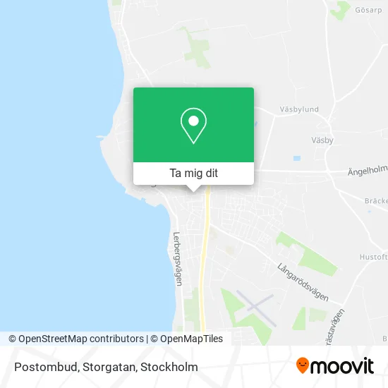 Postombud, Storgatan karta