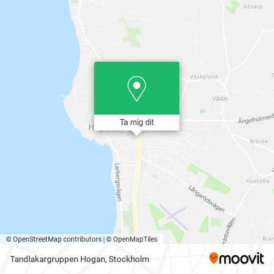 Tandlakargruppen Hogan karta