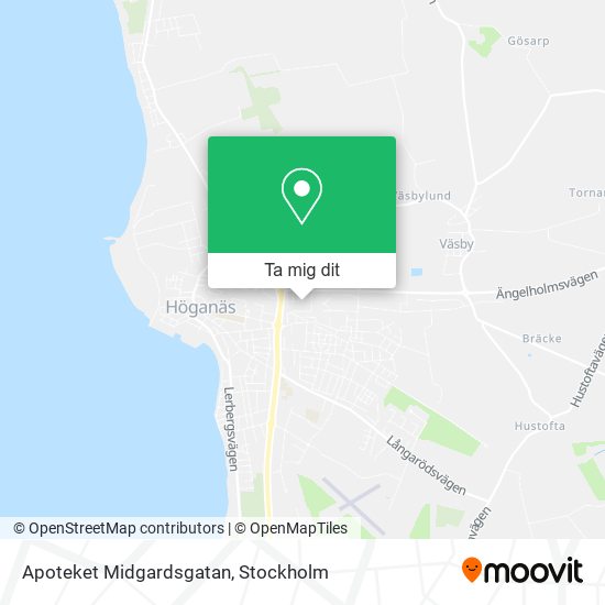 Apoteket Midgardsgatan karta