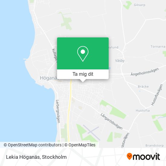 Lekia Höganäs karta