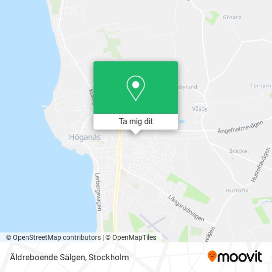 Äldreboende Sälgen karta