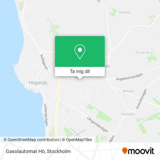 Gasolautomat Hö karta