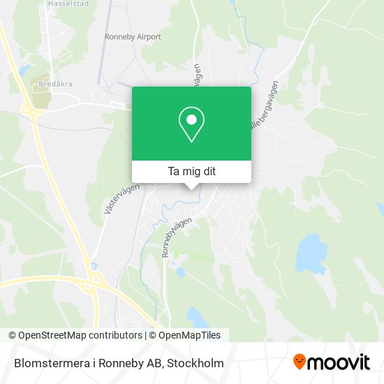 Blomstermera i Ronneby AB karta