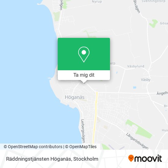 Räddningstjänsten Höganäs karta