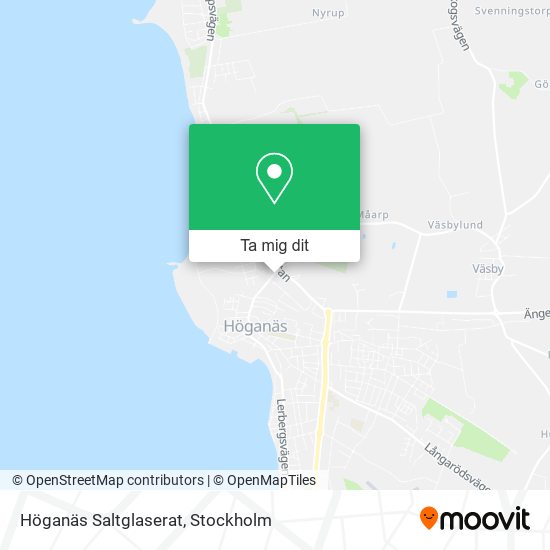 Höganäs Saltglaserat karta