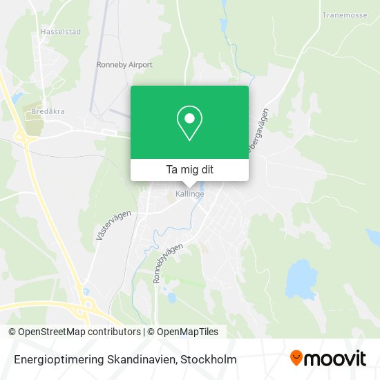 Energioptimering Skandinavien karta