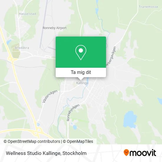 Wellness Studio Kallinge karta