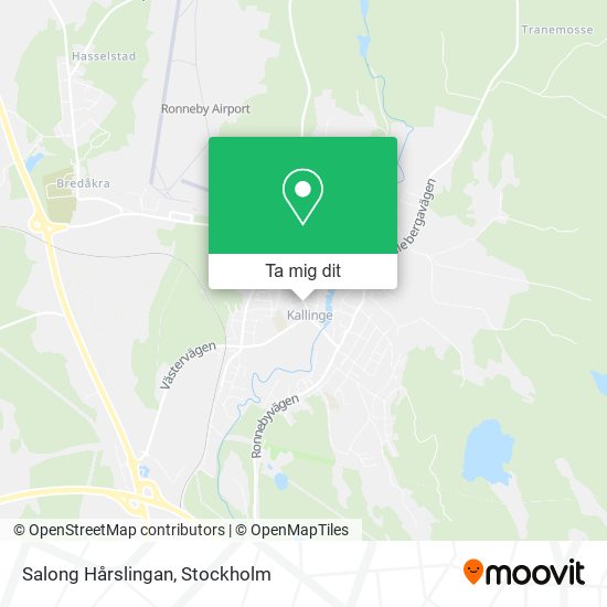 Salong Hårslingan karta