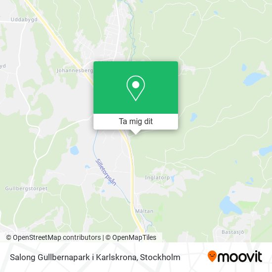 Salong Gullbernapark i Karlskrona karta