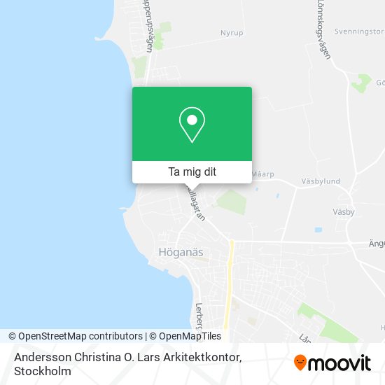 Andersson Christina O. Lars Arkitektkontor karta