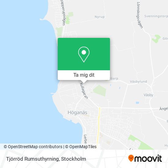 Tjörröd Rumsuthyrning karta