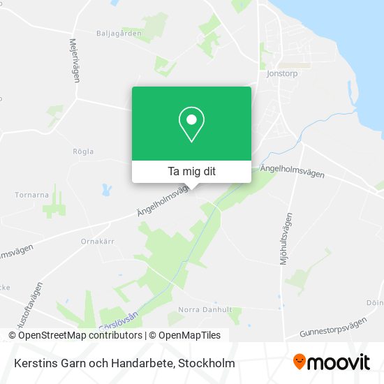 Kerstins Garn och Handarbete karta