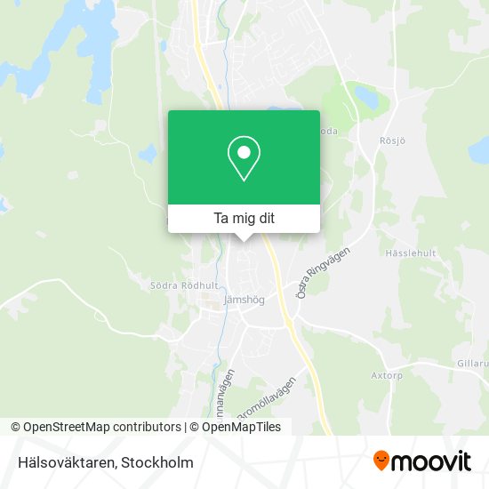 Hälsoväktaren karta