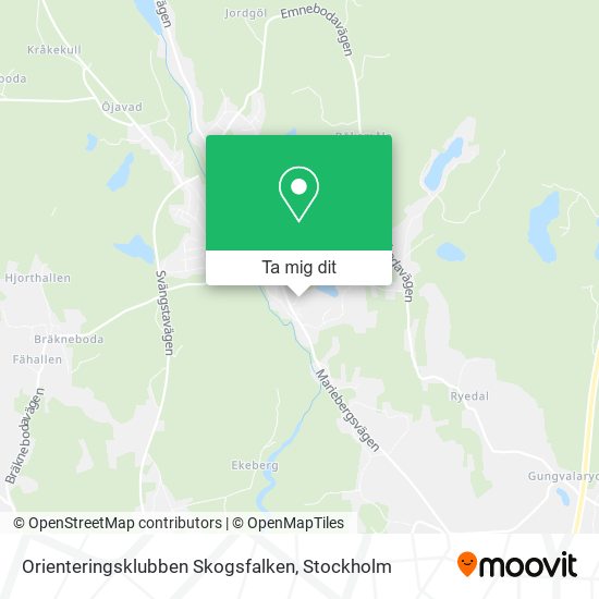 Orienteringsklubben Skogsfalken karta