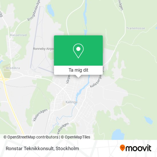Ronstar Teknikkonsult karta