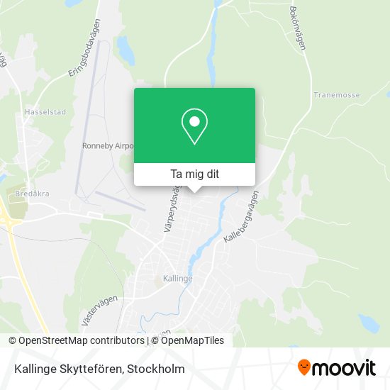 Kallinge Skyttefören karta