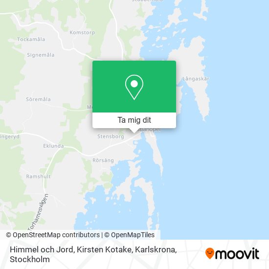 Himmel och Jord, Kirsten Kotake, Karlskrona karta