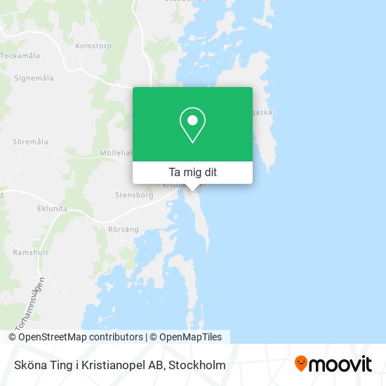 Sköna Ting i Kristianopel AB karta