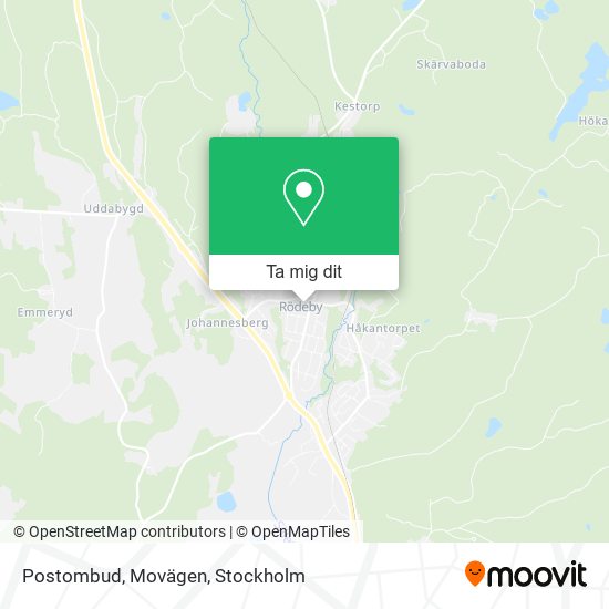 Postombud, Movägen karta