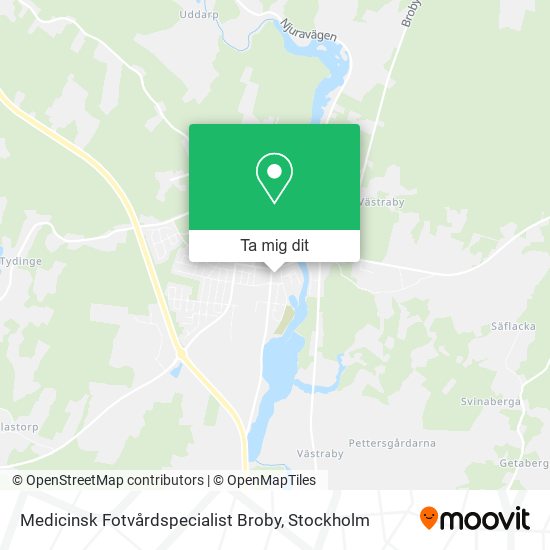 Medicinsk Fotvårdspecialist Broby karta