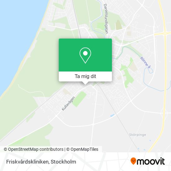 Friskvårdskliniken karta