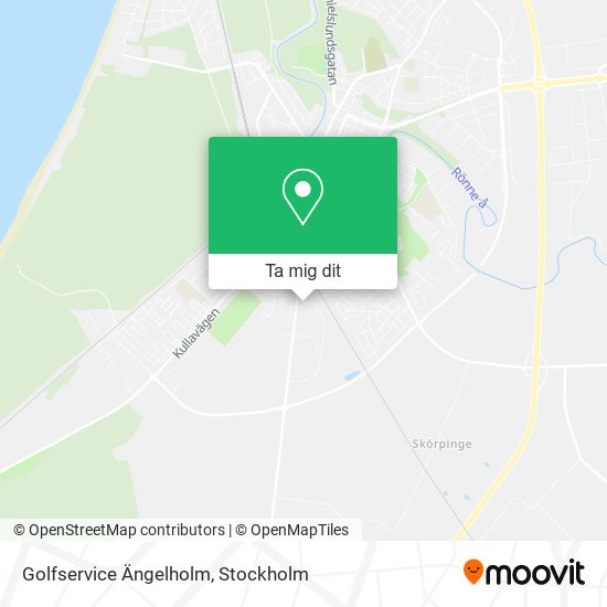 Golfservice Ängelholm karta