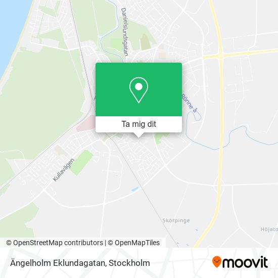 Ängelholm Eklundagatan karta