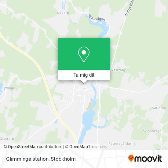 Glimminge station karta
