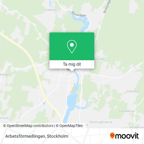 Arbetsförmedlingen karta