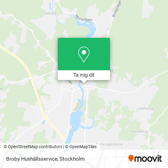 Broby Hushållsservice karta