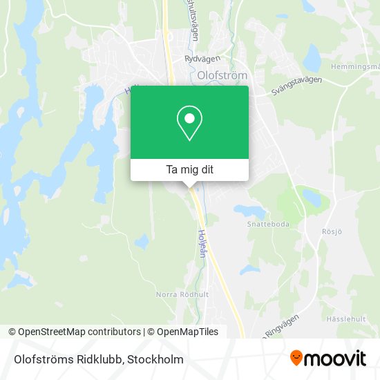 Olofströms Ridklubb karta