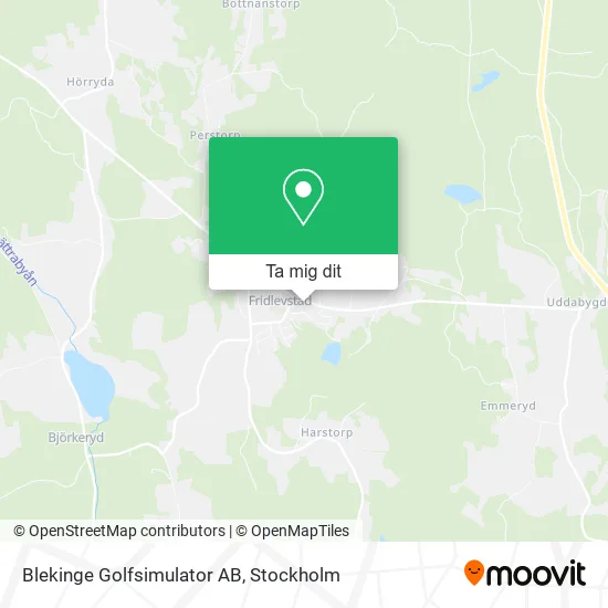 Blekinge Golfsimulator AB karta