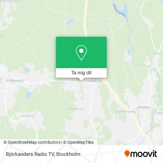 Björkanders Radio TV karta