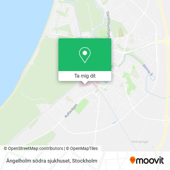Ängelholm södra sjukhuset karta