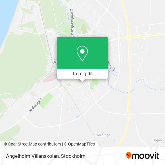 Ängelholm Villanskolan karta