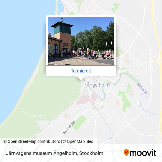 Järnvägens museum Ängelholm karta