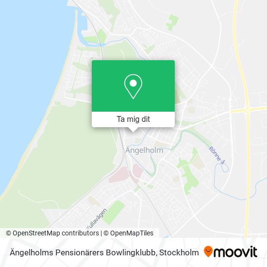 Ängelholms Pensionärers Bowlingklubb karta