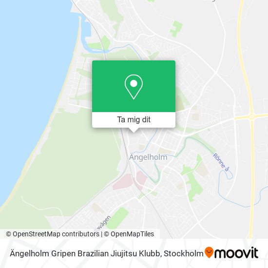 Ängelholm Gripen Brazilian Jiujitsu Klubb karta