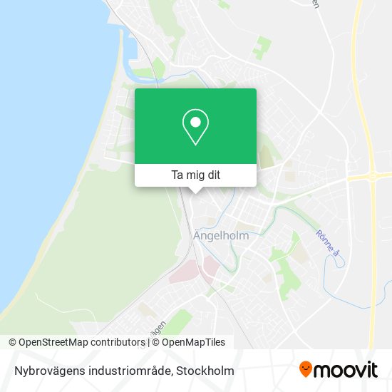 Nybrovägens industriområde karta