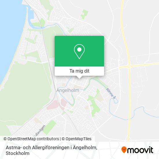 Astma- och Allergiföreningen i Ängelholm karta