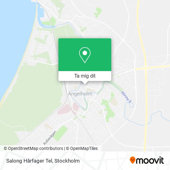 Salong Hårfager Tel karta