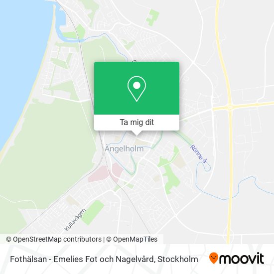 Fothälsan - Emelies Fot och Nagelvård karta