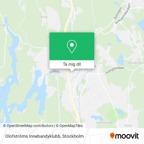 Olofströms Innebandyklubb karta