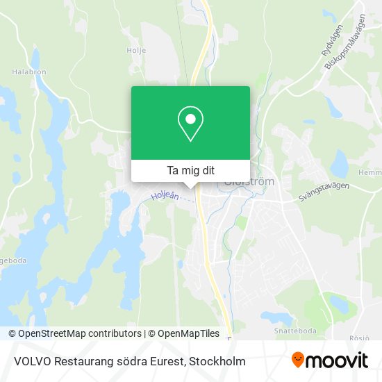 VOLVO Restaurang södra Eurest karta