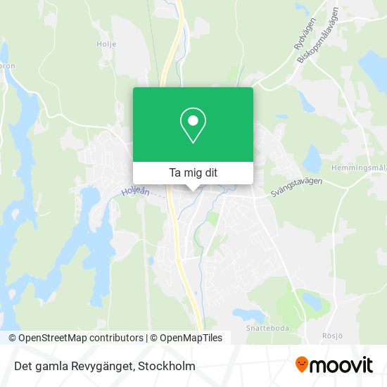 Det gamla Revygänget karta